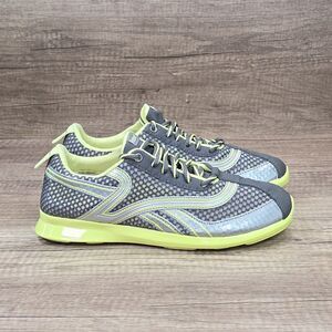 Reebok Classic Retro Women's Size 7.5 Gray Neon Green Shoes (55024750)